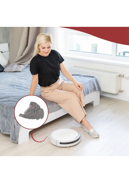 D10 Plus Gen 2 Vakum Parçaları Mop Bezi Aksesuarları 6 Adet Için Uygundur (Yurt Dışından)