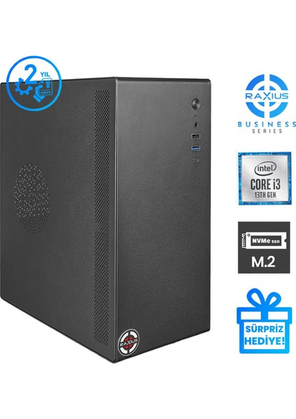 Business B1 I3 UHD730-131A001 I3-13100 16 GB 512SSD Freedos Masaüstü Bilgisayar
