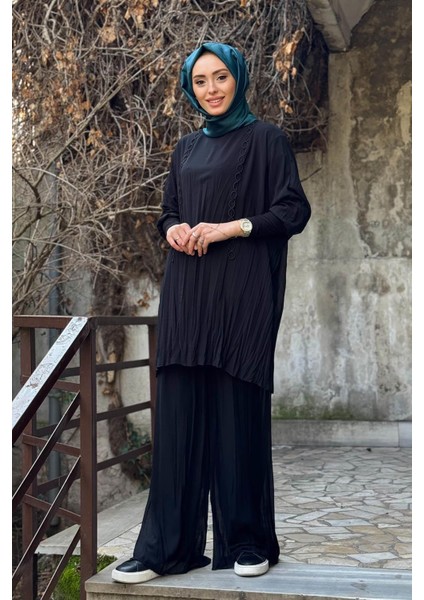 Pantolonlu Takım S-5912 Siyah