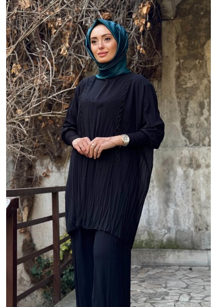 Pantolonlu Takım S-5912 Siyah