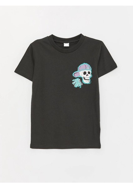 Kurukafa Baskılı Çocuk T-Shirt