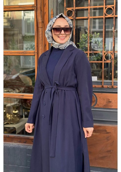 Nurcan Çetin Pantolonlu Takım 25421 Lacivert modelleri