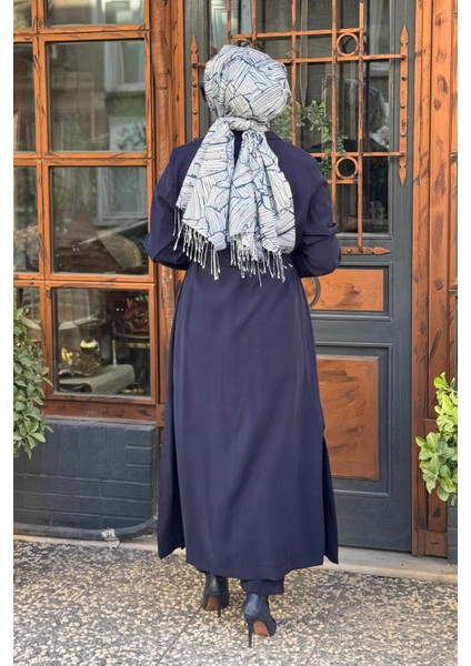 Nurcan Çetin Pantolonlu Takım 25421 Lacivert fırsatları