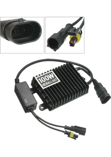 2x 12V Ince 100W Hid Balast Yedek Işık Balastı Hızlı Başlangıç Ultra Ince (Yurt Dışından)