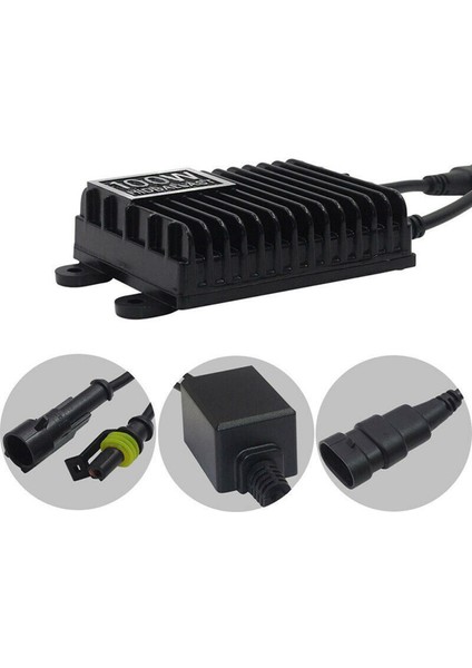 2x 12V Ince 100W Hid Balast Yedek Işık Balastı Hızlı Başlangıç Ultra Ince (Yurt Dışından)