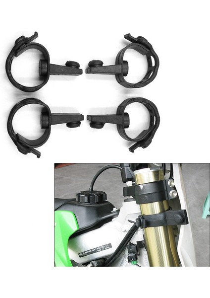 8 Adet Motosiklet Far Sabitleme Braketi Kemer Far Kaporta Kauçuk Kemer Xcw Excf FC250 2005-2020 (Yurt Dışından)