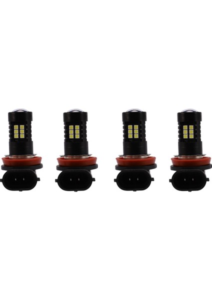 4x Canbus H8 3030 21SMD LED Drl Gündüz Çalışan Sis Ampulleri Süper (Yurt Dışından)