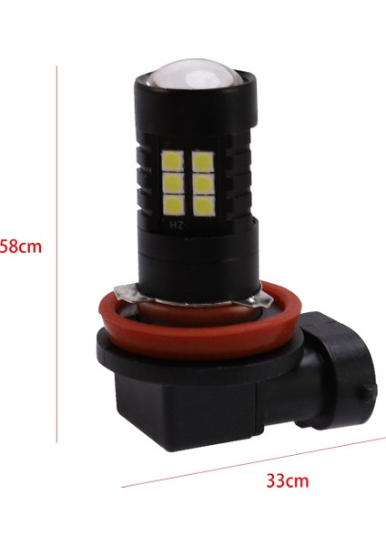 4x Canbus H8 3030 21SMD LED Drl Gündüz Çalışan Sis Ampulleri Süper (Yurt Dışından)
