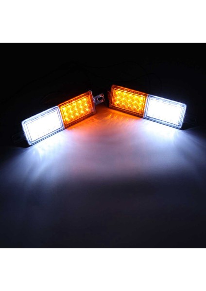 4 Adet 12 V 30 LED Araç Kamyon Boğa Çubuğu Işık Bullbar Ön Tampon Işık Ön Gösterge Park Lambası Sinyal Ampul Römork (Yurt Dışından)