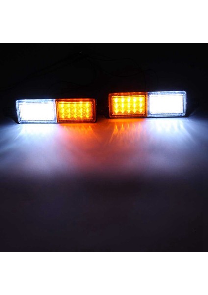 4 Adet 12 V 30 LED Araç Kamyon Boğa Çubuğu Işık Bullbar Ön Tampon Işık Ön Gösterge Park Lambası Sinyal Ampul Römork (Yurt Dışından)