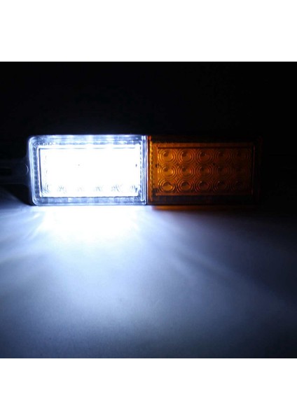 4 Adet 12 V 30 LED Araç Kamyon Boğa Çubuğu Işık Bullbar Ön Tampon Işık Ön Gösterge Park Lambası Sinyal Ampul Römork (Yurt Dışından)