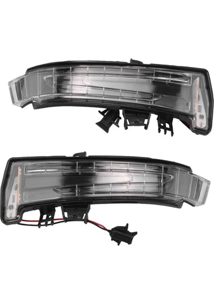 2 Çift W204 W212 W221 LED Yan Ayna Işaretleyici Dönüş Sinyal Işığı Lens 2129067401 2129067501 (Yurt Dışından)
