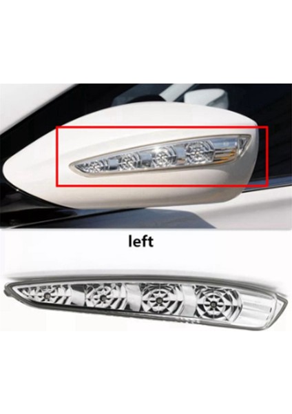 3x Araba Dış Dikiz Aynası LED Dönüş Sinyali Işık Lambası Lh Rh I45 2009-2014 87613-3S000 87623-3S000 (Yurt Dışından)