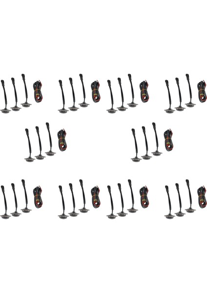 30X Füme Lens Amber LED Ön Izgara Koşu Işıkları Lambalar (Yurt Dışından)
