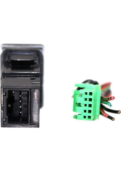 5x 4 Kutuplu 12 V Basmalı Düğme Anahtarı, Sis Farları Için LED Arka Plan Gösterge Işıkları ile Drl LED Işık Çubuğu (33X22MM) (Yurt Dışından)
