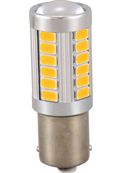 12 Adet Amber 1156PY BAU15S PY21W LED 33SMD Araba Kuyruk Dönüş Freni Ters Sinyal Ampul Y (Yurt Dışından)