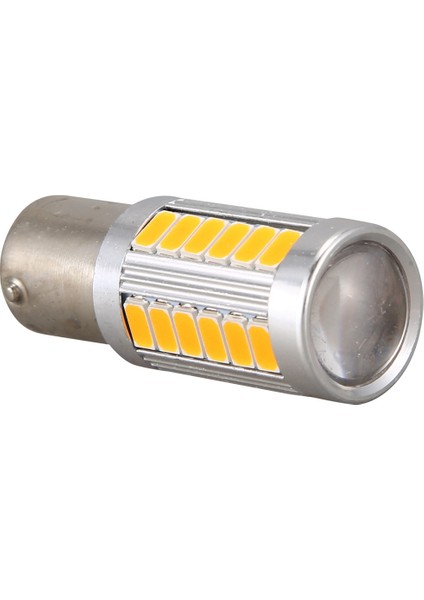 12 Adet Amber 1156PY BAU15S PY21W LED 33SMD Araba Kuyruk Dönüş Freni Ters Sinyal Ampul Y (Yurt Dışından)