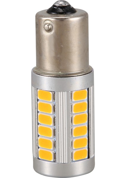 12 Adet Amber 1156PY BAU15S PY21W LED 33SMD Araba Kuyruk Dönüş Freni Ters Sinyal Ampul Y (Yurt Dışından)