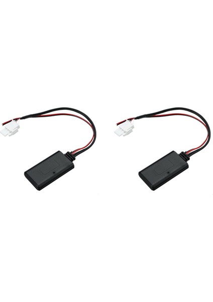 GL1800 Goldwing Için 2x Bluetooth Modülü Radyo Stereo Aux Müzik Kablosu Adaptörü (Yurt Dışından)