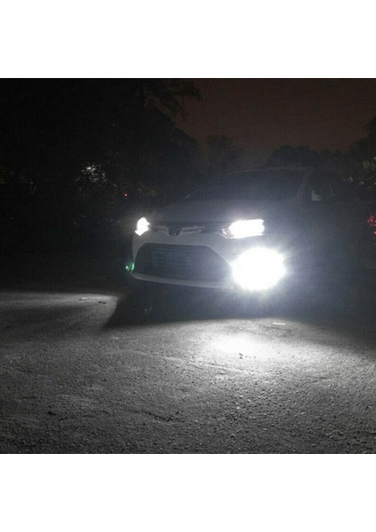 4x H3 Süper Parlak -Led Far Kiti 100W 10000LM Sis Drl Ampuller 6000K Beyaz (Yurt Dışından)