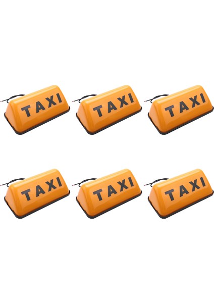 6x Taxı LED Gösterge Işığı Burcu LED Gün Işığı Araba Gündüz Farları Dc 12V 3W Otomatik Sürüş Çatı Üst Kabin LED Burcu (Yurt Dışından)