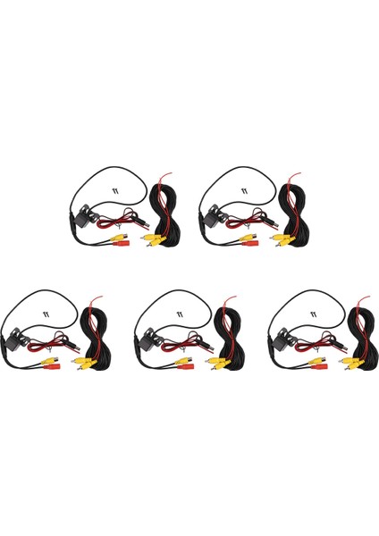 5x Araç Dikiz Kamera Evrensel Yedekleme Park Kamerası 8 LED Gece Görünür Su Geçirmez 170 Geniş Açı Hd Renkli Görüntü (Yurt Dışından)