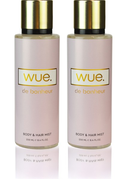 De Bonheur Vücut ve Saç Spreyi 250 ml 2'li - Body And Hair Mist