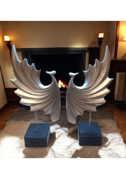 (18 cm -35 cm )-EBATLARINDA Kırılmaz 2 Li Tavus Kuşu Biblosu fırsatları