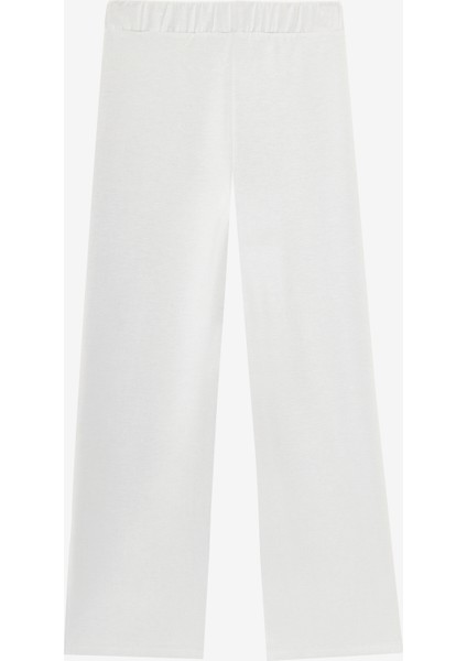 W Lounge Regular Wide Leg Sweatpant Kadın Gri Eşofman Altı S2510057-035