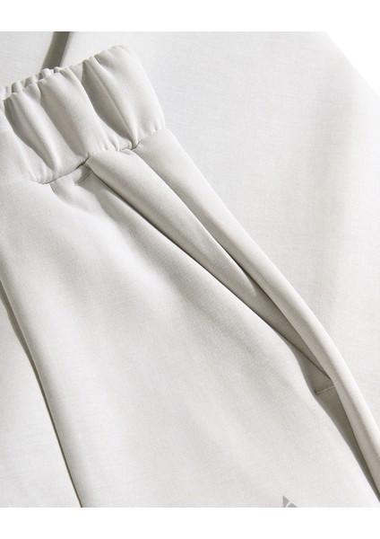 W Lounge Regular Wide Leg Sweatpant Kadın Gri Eşofman Altı S2510057-035