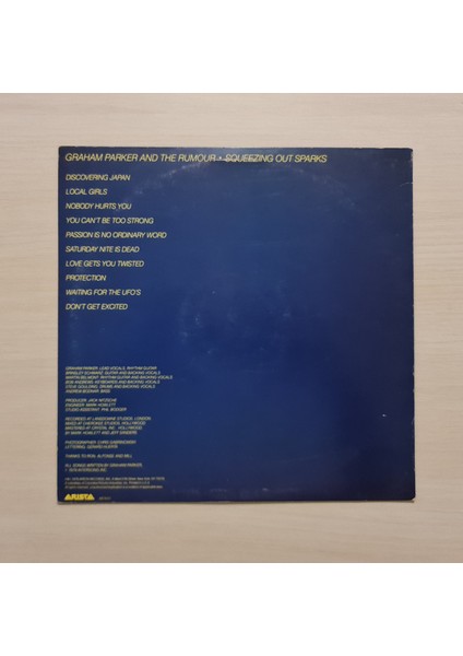 & The Rumour - Squeezing Out Sparks - 1979 - Dönem Baskı Plak - Longplay - Lp