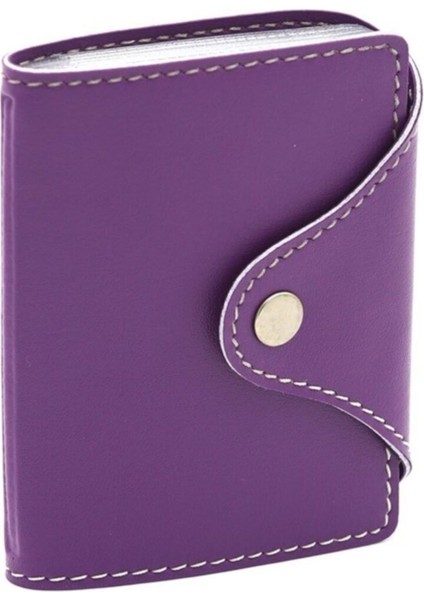 Kredi Kartlık 20 Kart Kapasiteli Dikey Credit Card Holder Rainbow Vegan 7,5x9,7 cm