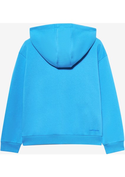 B Essentials Fullzip Hoodie Sweatshirt Büyük Erkek Çocuk Mavi Sweatshirt SK232081-315 fiyatları