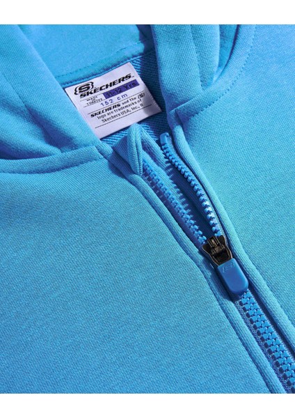 B Essentials Fullzip Hoodie Sweatshirt Büyük Erkek Çocuk Mavi Sweatshirt SK232081-315 modelleri