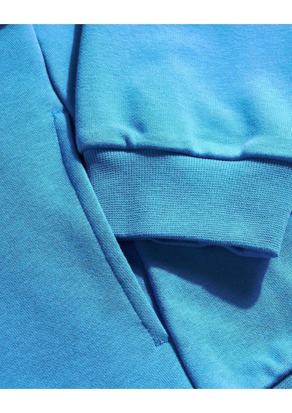 B Essentials Fullzip Hoodie Sweatshirt Büyük Erkek Çocuk Mavi Sweatshirt SK232081-315 fırsatları