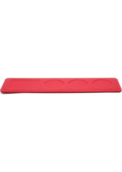 Bardak Altlığı Şişelik ve Çerezlik Masaüstü Coaster Bottle And Snack Holder Rainbow Vegan 9,5X42 cm
