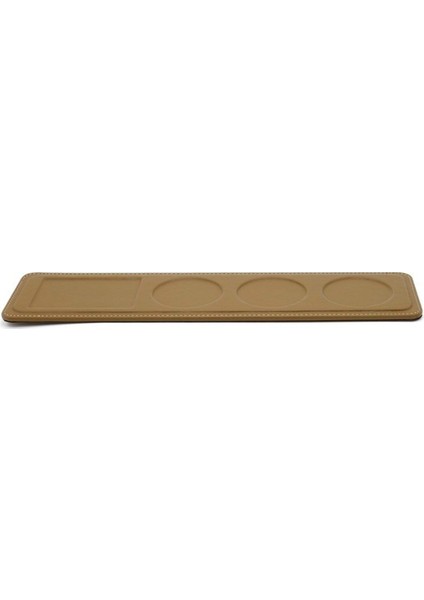 Bardak Altlığı Şişelik ve Çerezlik Masaüstü Coaster Bottle And Snack Holder Rainbow Vegan 9,5X42 cm