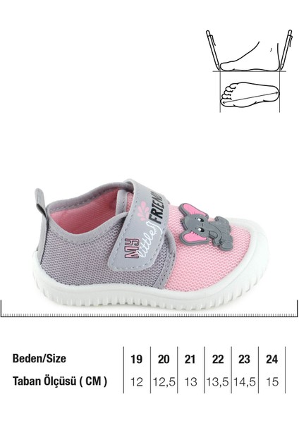 Kız Bebek Yazlık Keten Tek Cırt Cırtlı Ayarlanabilir Rahat Taban Ev Okul Kreş Günlük Ayakkabı fiyatları