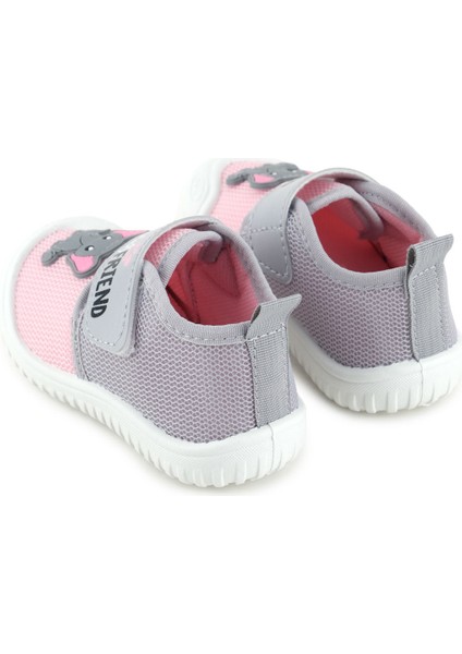 Kız Bebek Yazlık Keten Tek Cırt Cırtlı Ayarlanabilir Rahat Taban Ev Okul Kreş Günlük Ayakkabı fırsatları