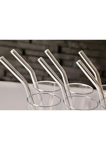 Pipet, 6'lı Eğimli Cam Pipet