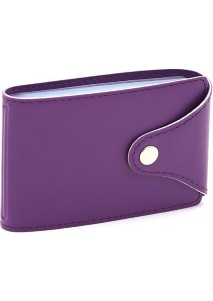 Kredi Kartlık 20 Kart Kapasiteli Yatay Credit Card Holder Rainbow Vegan 7X10,5 cm