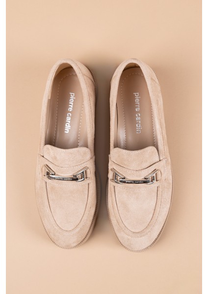 Akpan Kadın Vizon Süet Loafer PC-54169 indirimleri
