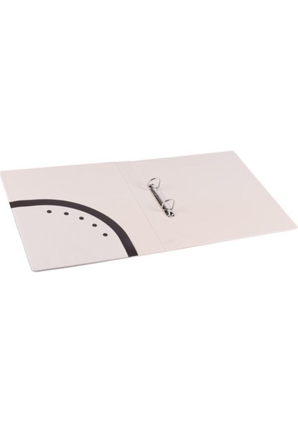 Evrak Sunum Firma Klasörü A4 Pvc 3 cm 2 Halkalı Double Color Ring Binder File 200 Yaprak Kapasiteli 27X32 cm