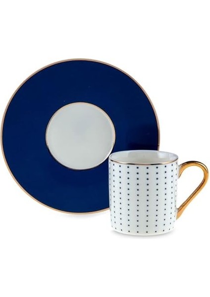 Navy 2 Kişilik Kahve Fincan Takımı 90 Ml, Renkli fiyatları