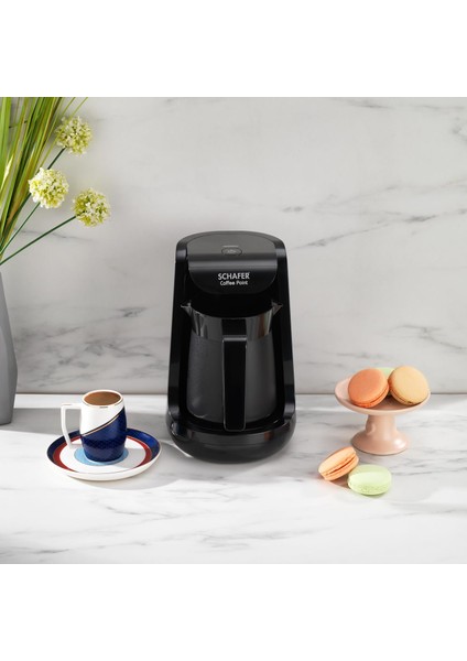Menashop Coffee Point Türk Kahve Makinesi-Siyah