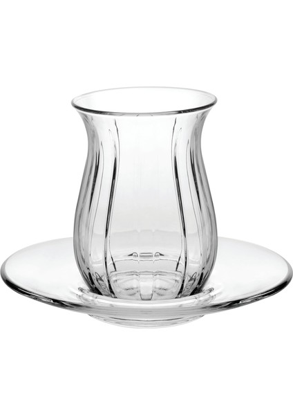Menashop Linka Çay Seti, Sade, 140 Ml, 6 Parça