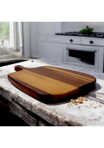 Menashop Akasya Kesme Tahtası Antibakteriel Yıkanabilir Doğrama Tahtası Dikdörtgen | Yıkanabilir Akasya Kesme Tahtası, Hijyenik ve Dayanıklı Doğrama Işleriniz Için Ideal (30 * 19,8 * 1.8cm) modelleri