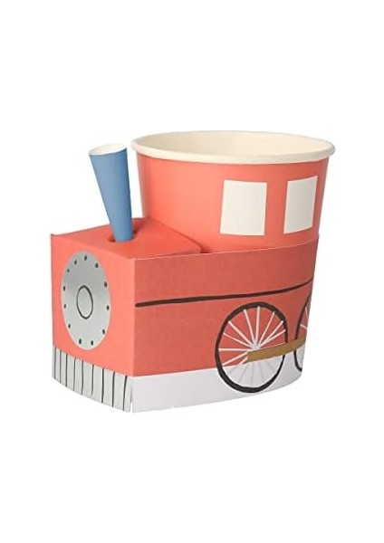 Menashop Meri Train Cups Tren Bardaklar 8li
