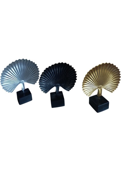 20 cm -22 cm LIK Ebatlarda Kırılmaz Polyester,midye Kabuğu Desenli Biblo