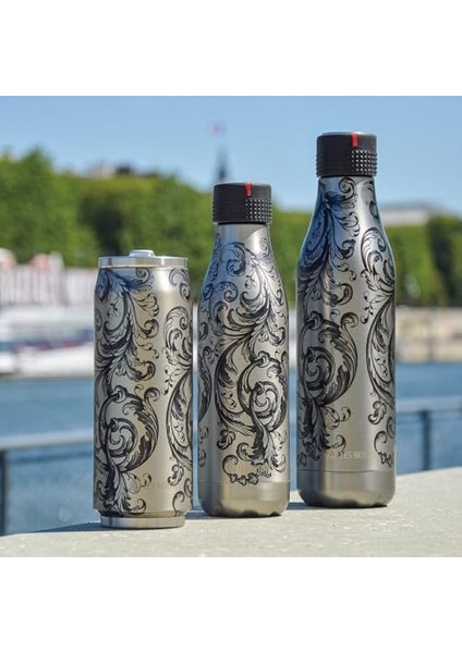 Artistes Paris 500ML Çift Katmanlı Paslanmaz Çelik Isı Yalıtımlı Termos Tattoo | Sızdırmaz, Bpa Içermez, 12 Saat Sıcak & 24 Saat Soğuk Tutma Kapasitesi | Şık ve Hediye Seçeneği